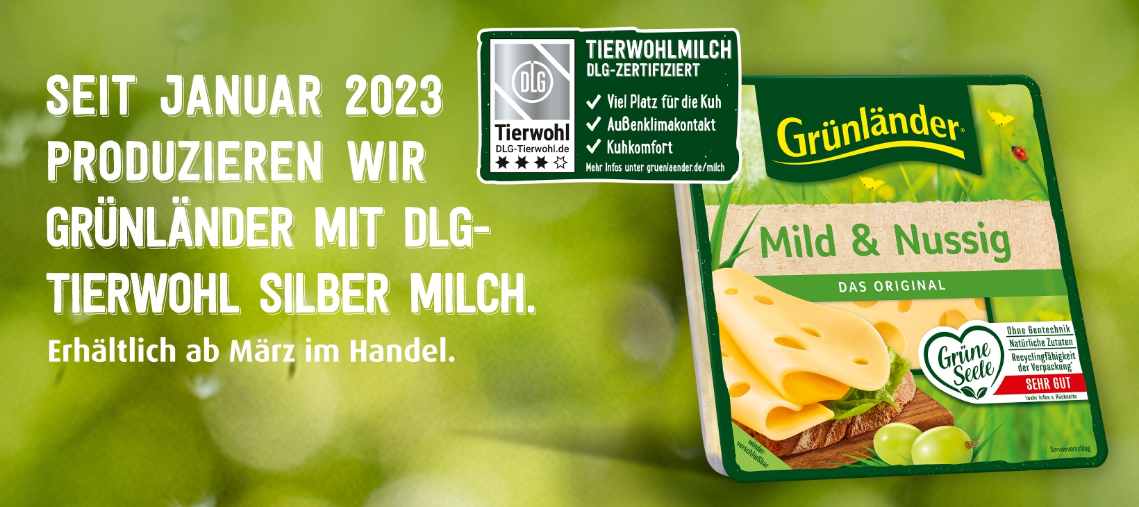 Grünländer mit DLG prämierter Milch